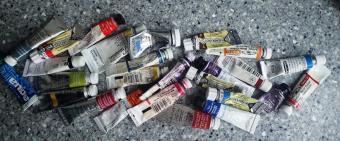 watercolour paints