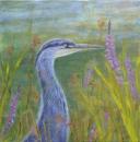 Heron Keeping Watch by Jenni Evans 